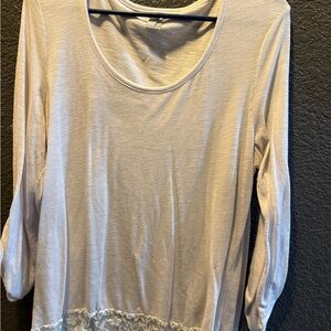 Vanity White Long Sleeve Women's Top